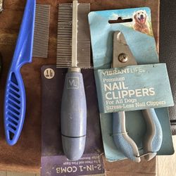 Dog Grooming Items.