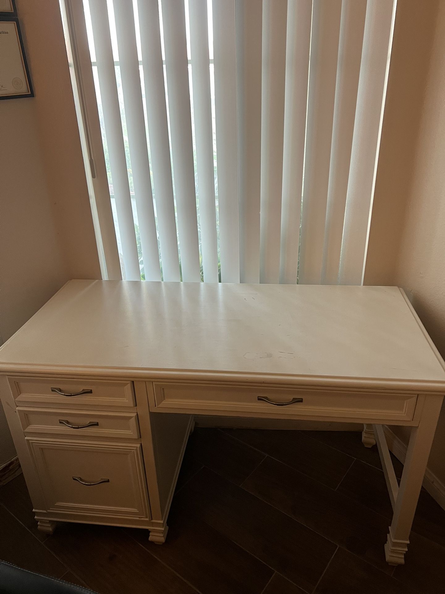White Office Styled Desk