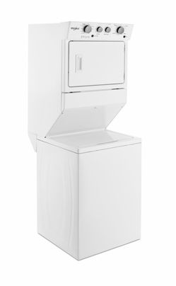 Whirlpool 3.5 cu. ft. Capacity Washer and 5.9 cu. ft. Capacity Dryer Electric Stacked Laundry Center