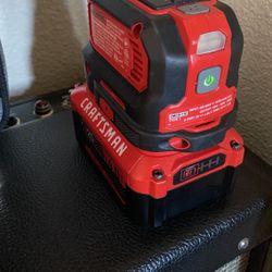 Craftsman 20V - 150W Power inverter/ with 20V battery and charger 