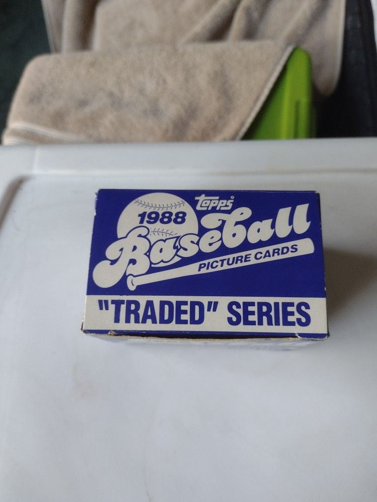 Baseball 1988 Topps Traded Complete Set. Cash Porch Pickup Redmond