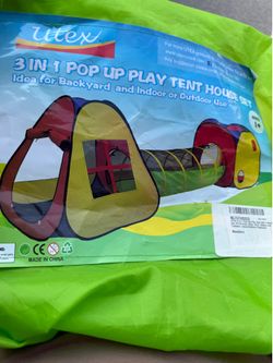3 in 1 Pop Play Tent
