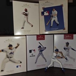 6 Baseball Ornaments ($25 For All)