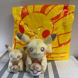 Pokemon 30th anniversary plush and keychain