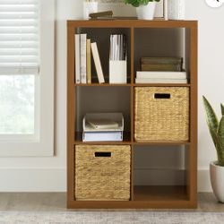 Better Homes & Gardens 6 Cube Storage Organizer, Acorn