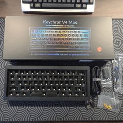 Keychron V4 Max Wireless Trimode Barebones Custom Mechanical Keyboard