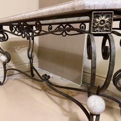 Marble & Glass Table 