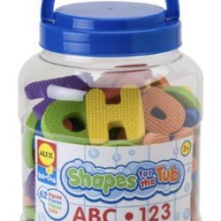 Shapes for the Tub ABC . 123 Floaty Colorful Laters And Numbers