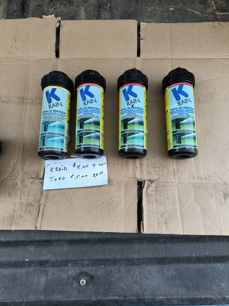 New Sprinkler Nozzle Krain 3/4 And Toro 3/4