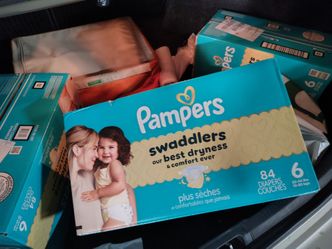 Brand new diapers Pampers size 6 - $29 each box