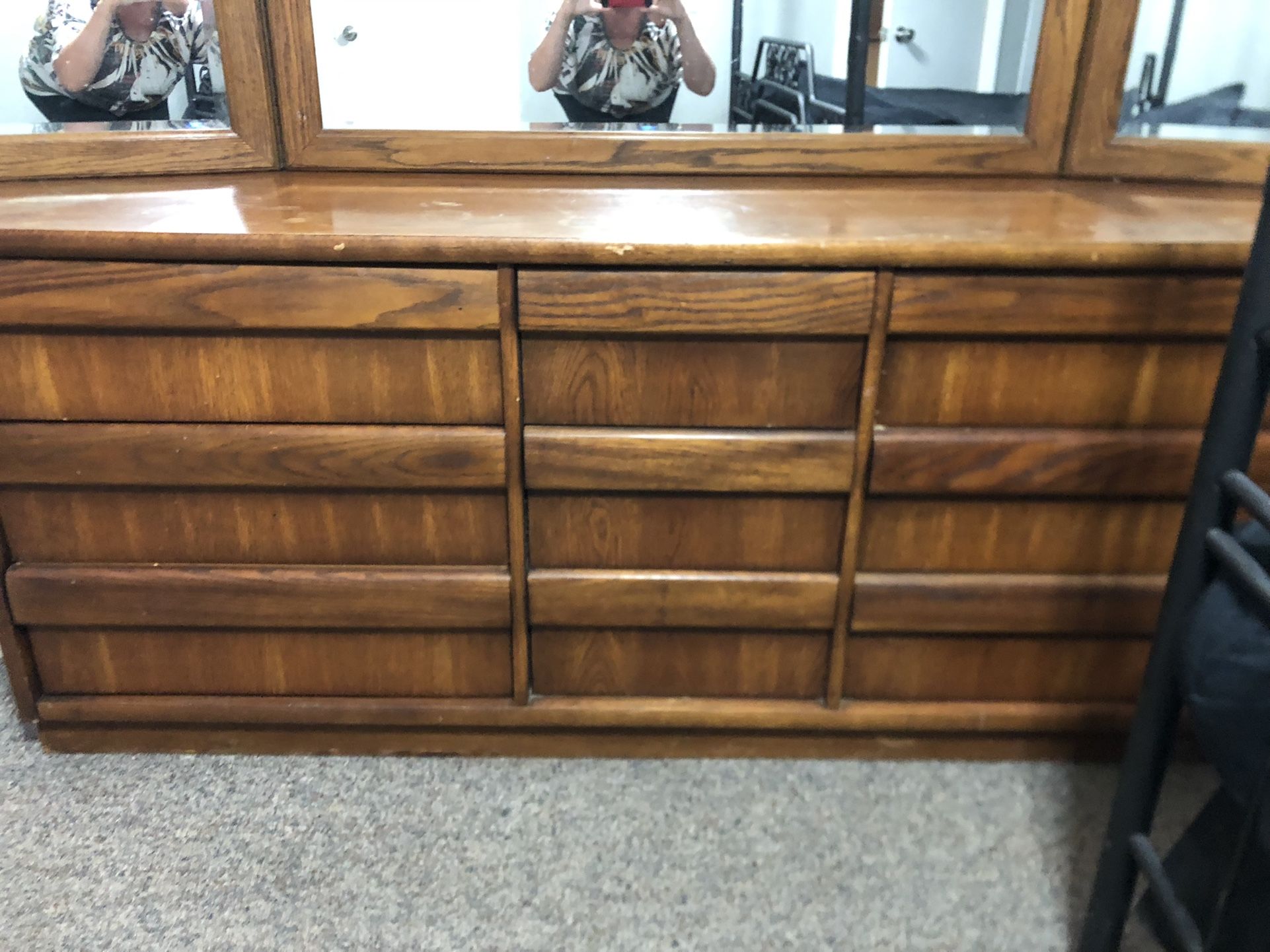 Dresser And Mirror 