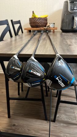 Taylormade SIM 2 MAX set (driver, 3 wood and rescue club)