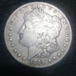 1899 "O" Mint Mark Morgan Silver Dollar 