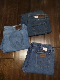 Wrangler 38x32 Men's Western Denim Jeans Excellent Condition PRICE Is Firm Cash Only
