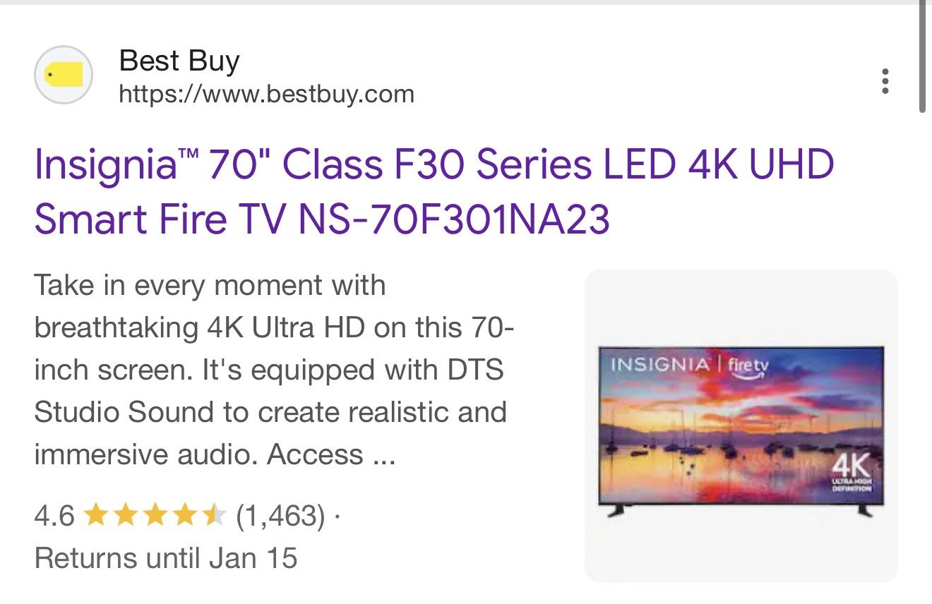 Insignia Smart Fire Tv 70 Inch 