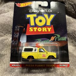 Hot Wheels 2020 Premium - Toy Story Pizza Planet Truck selling for $40 firm