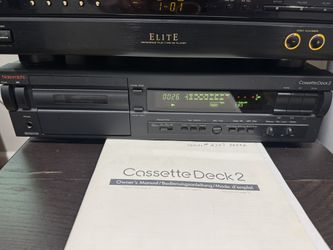 Vintage Nakamichi Cassette Deck 2 - Fully Functional with Original Manual
