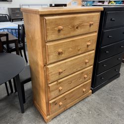 NEW Dresser, Chest of Drawers, Solid Wood, Pine, Tall Dresser, 5 Drawers