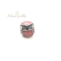 Pandora Pink Enamel Heart Charm