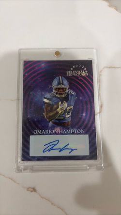 Omarion Hampton Celestial Signatures Auto Card