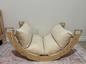 Wooden Rocking Climbing Arch w/cushion