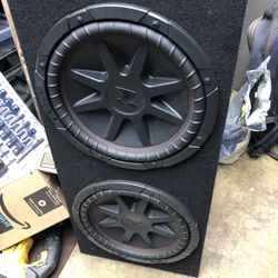 Sub Woofer Box 2 Kicker Comp VR 12s  One Month Use 300 Obo