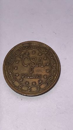1861 coin  probably replica