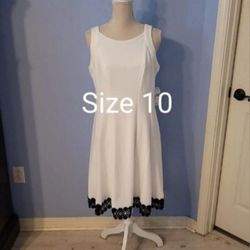 Sandra Darren Size 10 Womens Dress 