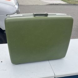 Vintage Samsonite Luggage Suitcase Green Olive 