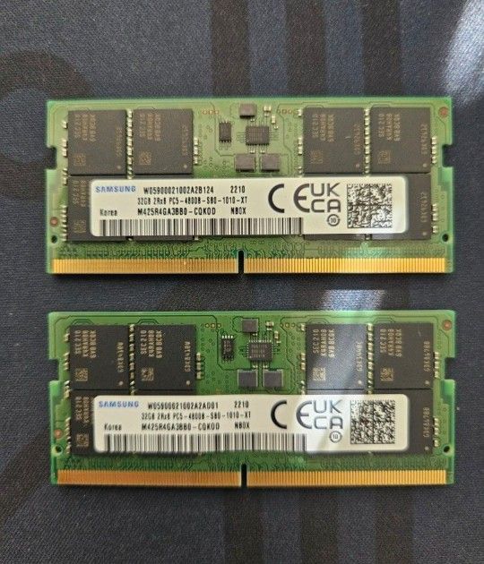Samsung 64GB (2X32GB) DDR5 4800mhz
