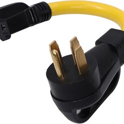 ONETAK NEMA 14-50P 4 Prong Plug to 6-15R 6-20R 3 Prong Receptacle Female Outlet 240V 20 Amp Welder Welding Dryer EV Charger Power Cord Adapter
