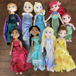 Disney Princess Plush Dolls 