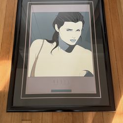 Patrick Nagel Large Framed Poster