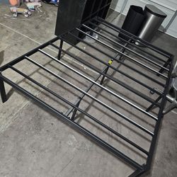 Full Black Metal Bed Frame