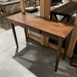 Brown Table with Drawer