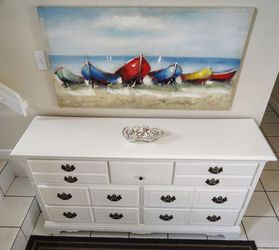 WHITE-DRESSER-DELIVERY AVAILABLE