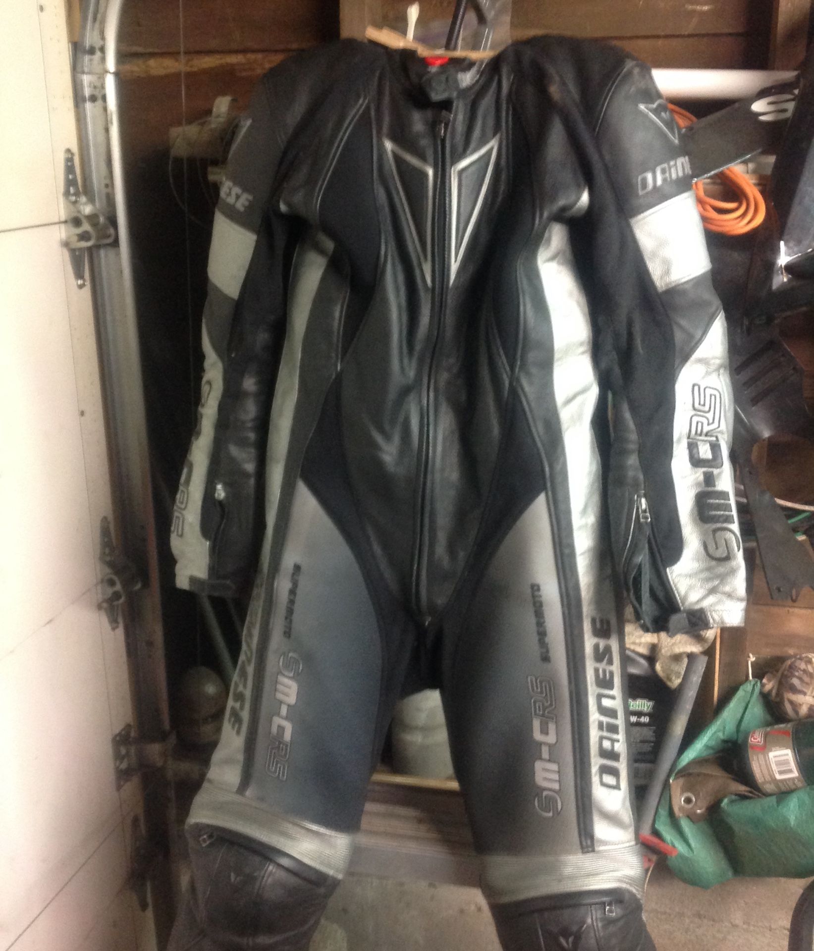 Dainese SM-CRS Supermoto Leather racing suit