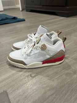 Jordan Low White/Red/Brown SIZE 8