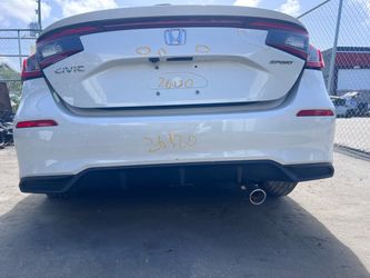 Bumper Trasero 2022 2027 HONDA CIVIC HATCHBACK SPORT REAR BUMPER ASSEMBLY GREAT CONDITIONS✅