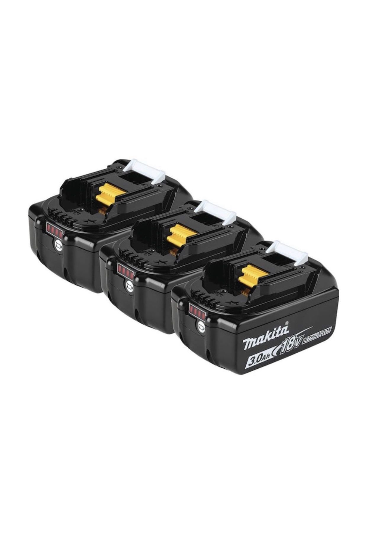 New Makita 18-Volt LXT Lithium-Ion 3.0 Ah Battery (3-Pack) $175 Firm