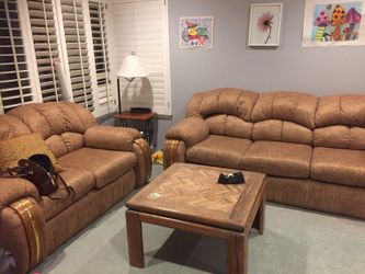Sofa and love seat
