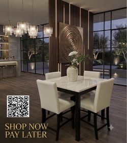 Counter high dining set