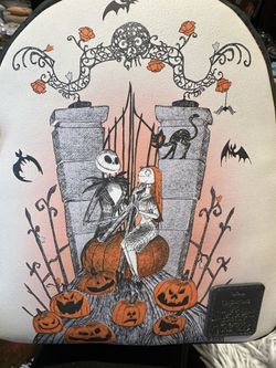 Jack And Sally Pumpkin The Nightmare Before Christmas Loungefly Backpack New With Tags