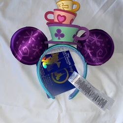 Disney Ears Headband WDW Mad Tea Party