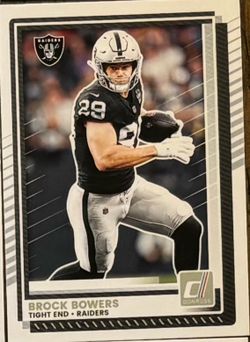 Brock Bowers Donruss Optic