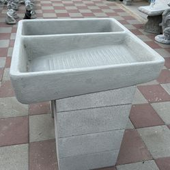 Nuevo lavadero hecho de cemento