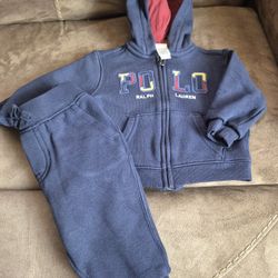 Ralph Lauren Polo Sweatsuit Size 6 Month 