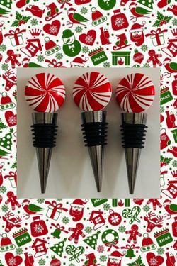 Set Of 3 Wine Stoppers