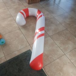 Red Inflatable Candy Cane