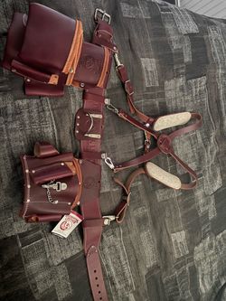 Occidental Leather Electrician Tool Belt w/ suspenders